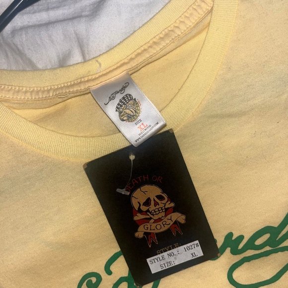 Ed Hardy Rhinestone Baby Tee - Picture 3 of 3